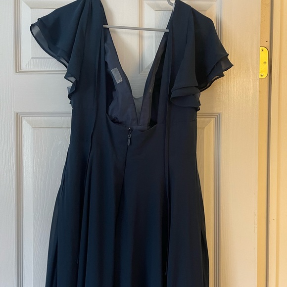 Navy blue bridesmaid dress - Picture 3 of 5